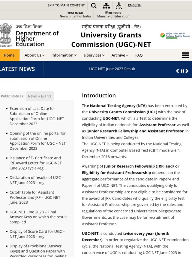 UGC NET Result 2024